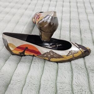 Vintage Margret J Safari Design Women's Heels